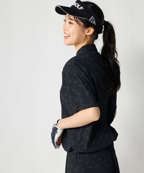 FILA GOLF uvカット ブラウス シャツ 半袖 「FILA GOLF:フィラゴルフ