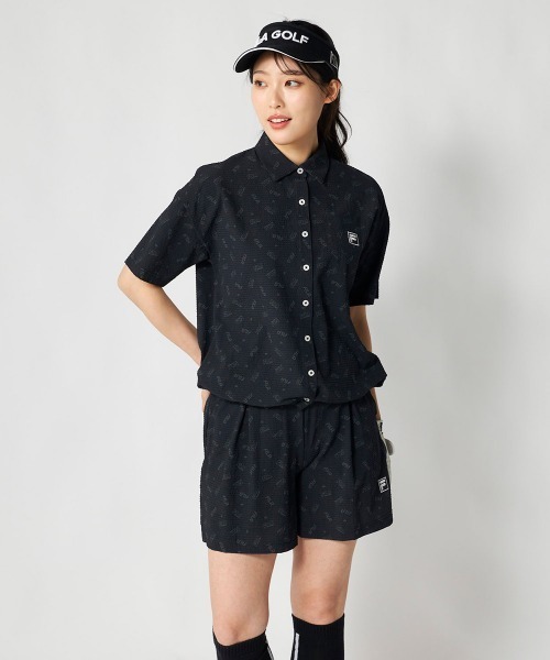 FILA GOLF uvカット ブラウス シャツ 半袖 「FILA GOLF:フィラゴルフ