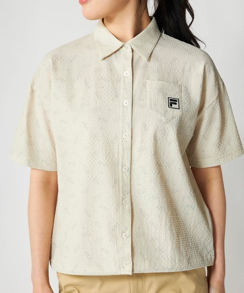 FILA GOLF uvカット ブラウス シャツ 半袖 「FILA GOLF:フィラゴルフ