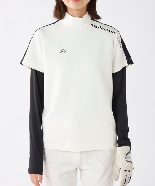 「marie claire」 長袖シャツ LARGE ブラック レディース_画像5