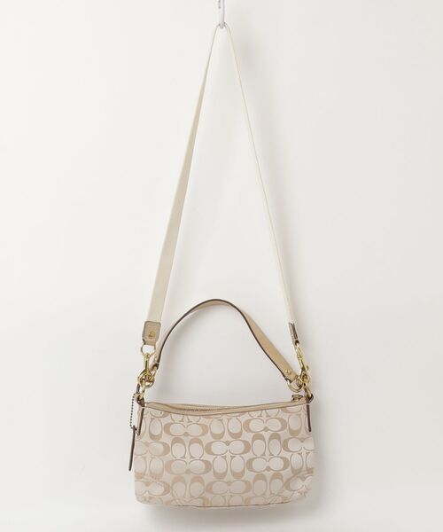 COACH 2wayバッグ　ショルダーバッグ ベージュ COACH（コーチ） 2WAYバッグ - ベージュ レディース : ZOZOTOWN Yahoo