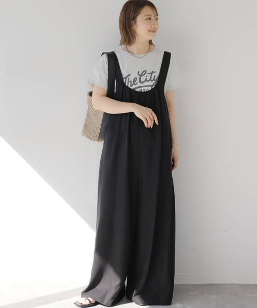 【JOURNAL STANDARD relume 】ギャザーサロペット JOURNAL STANDARD relume（ジャーナルスタンダード レリューム