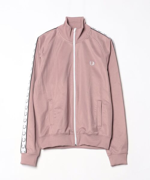 フレッドペリー　トラックジャケット　スモークピンク　サイズM 美品 FRED PERRY（フレッドペリー） ジャージブルゾン M スモークピンク