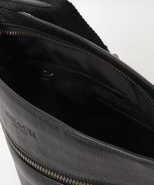 【美品】COACH ショルダーバッグ メンズ レディース ブラック COACH（コーチ） ショルダーバッグ - ブラック メンズ : ZOZOTOWN