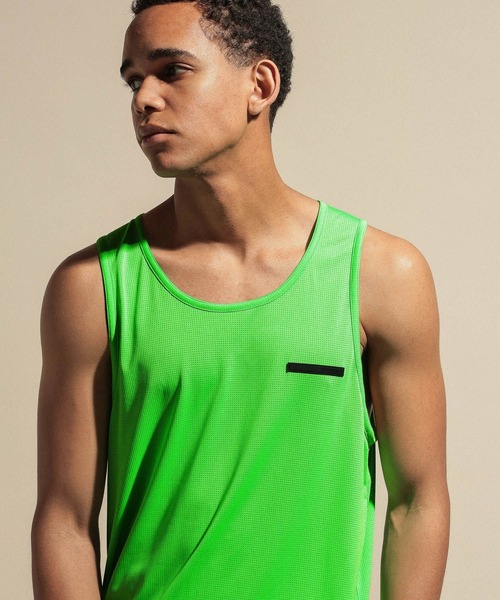 タンクトップ 「NUMERALS」MINI MESH LOGO TANK TOP メンズ | NUMERALS | 18