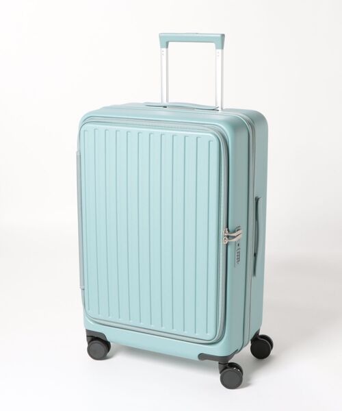 スーツケース フロントオープン 多機能TSAロック USBポートスーツケース Mサイズ 60L | relac | 04