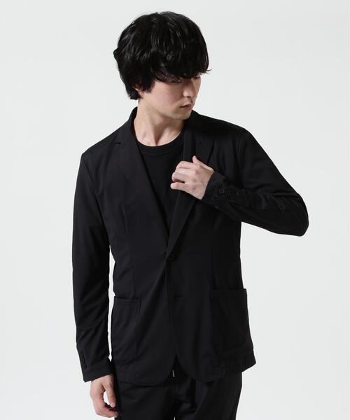 ジャケット テーラードジャケット PIUORO（ピウオロ） NYLON TRICOT JACKET / ナイロントリコット ジャケット メンズの画像