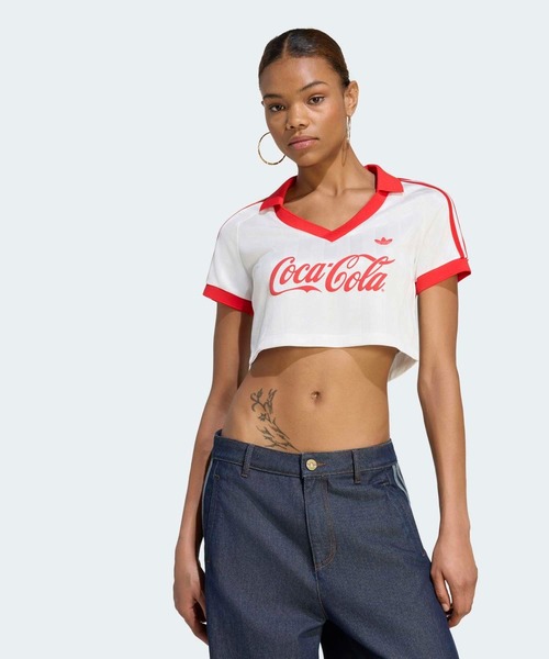 adidas（アディダス） adidas tシャツ 半袖 クロップドジャージ