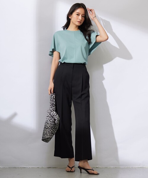 「ICB」 半袖カットソー SMALL ブルー レディース_画像2
