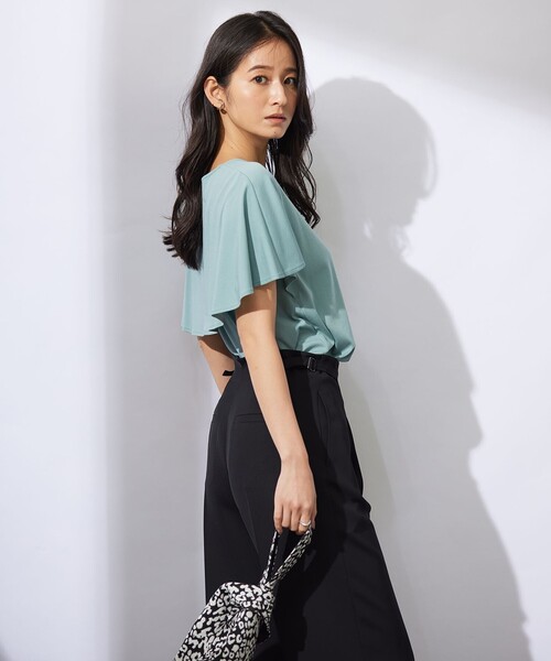 「ICB」 半袖カットソー SMALL ブルー レディース_画像3