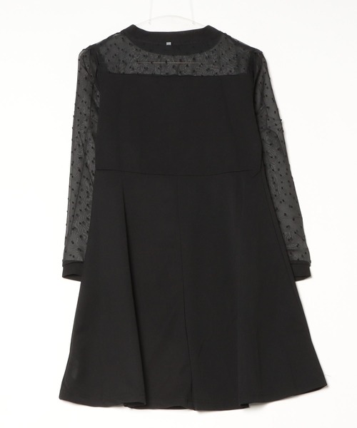 「center i」 長袖ワンピース MEDIUM ブラック レディース_画像7