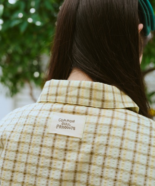 common gull products. 長袖シャツ MEDIUM ブルー レディース 