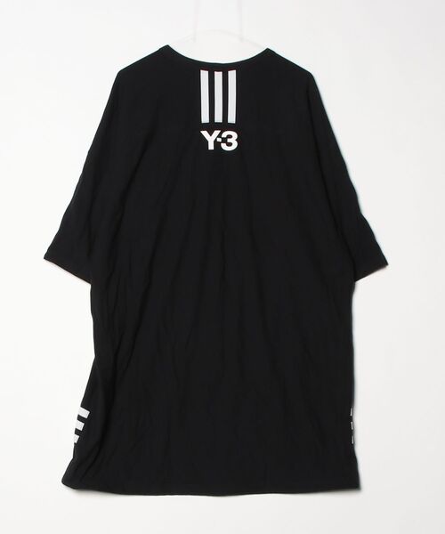 Y-3 「Y-3」 7分袖Tシャツ「Yohji Yamamotoコラボ」 MEDIUM ブラック