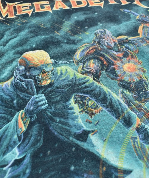 VINTAGE tシャツ 「USED」MEGADETH “Super Collider” バンド Tシャツ