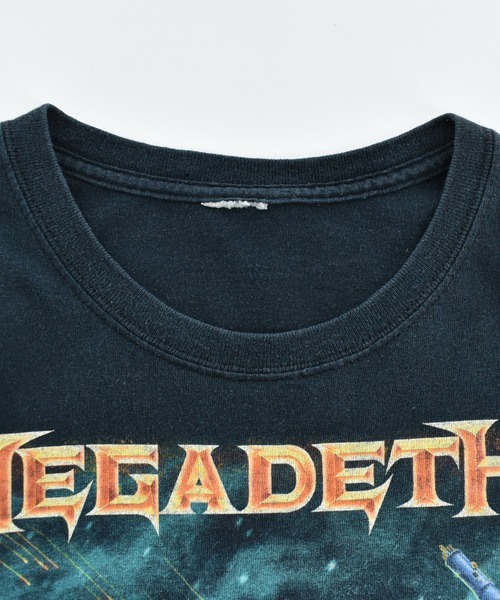 MEGADETH SUPER COLLIDER Tシャツメルカリ便ではない VINTAGE tシャツ 「USED」MEGADETH “Super Collider” バンド Tシャツ
