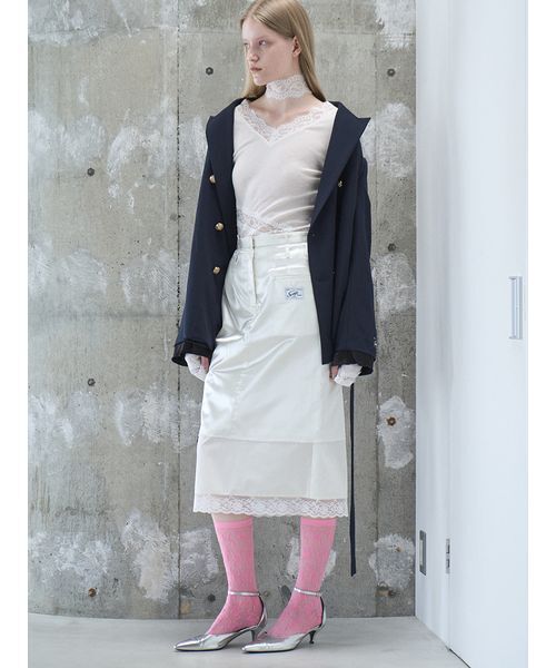 SORIN（ソリン） スカート Layered Satin Skirt / レイヤードサテン