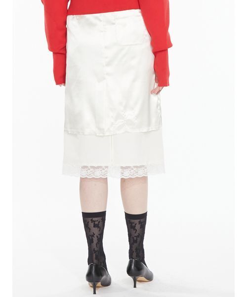 SORIN（ソリン） スカート Layered Satin Skirt / レイヤードサテン