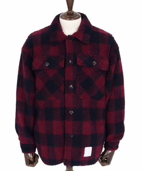 wjk reluxe コート ジャケット mj11776- Solid Boa PantsCheck Boa CPO