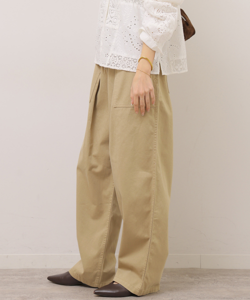 「JOURNAL STANDARD relume」 カーゴパンツ 36 カーキ レディース_画像7