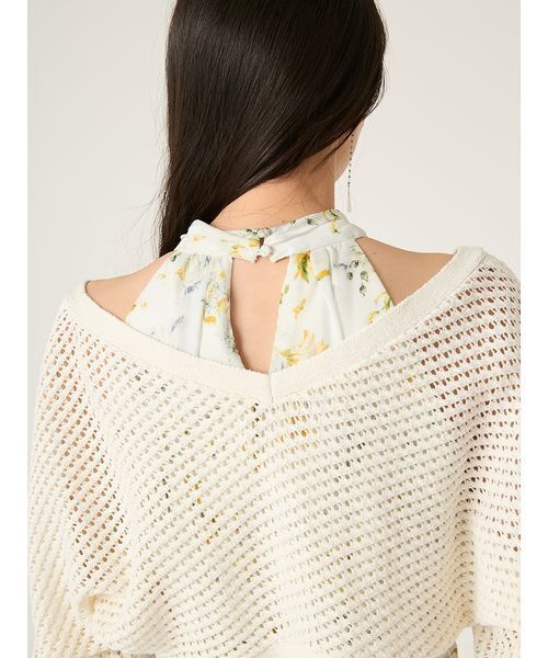 FRAY I.D（フレイ・アイディー） ニットボレロ F ホワイト レディース