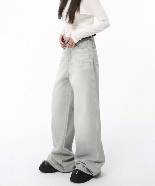 「WESTBOY」 デニムパンツ M グレー メンズ_画像7