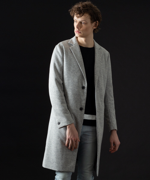 【珍しい逸品】　5351 POUR LES HOMMES チェスターコート　M 5351 POUR LES HOMMES チェスターコート コート ジャージー