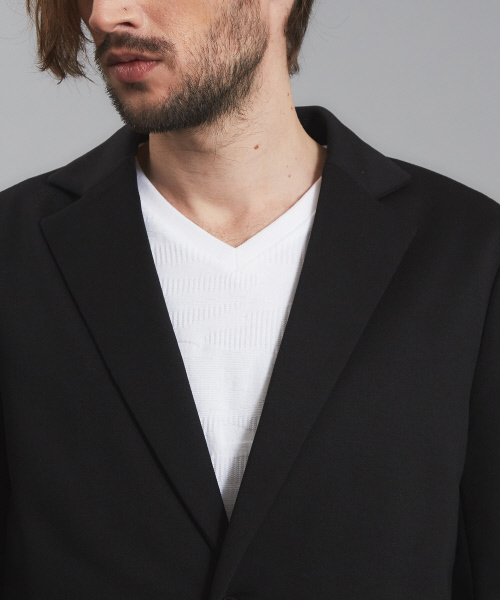 5351 POUR LES HOMMES チェスターコート コート ジャージー