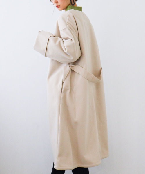 コート チェスターコート チェスター ノーカラーコート ノーカラー Fashion Letter（ファッションレター） コート チェスターコート ノー