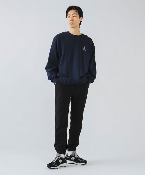 美品　BEAMS　Heart　ビームスハート　ネイビーパンツM BEAMS HEART（ビームス ハート） パンツ 「3色展開」シャーリング