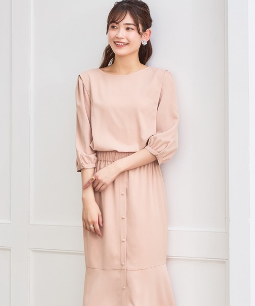 DRESS+ ワンピース セットアップ 通勤 レディース ブラウス a