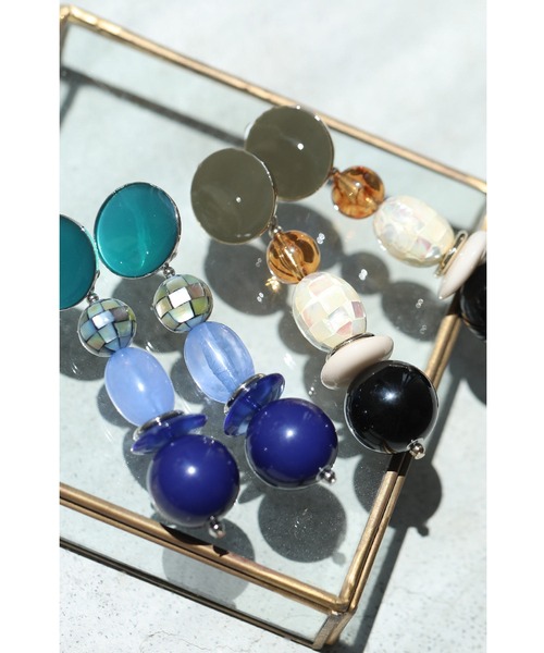 cawaii イヤリング 夏に映える大振りイヤリング レディース : ZOZOTOWN  