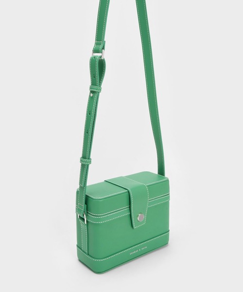 Charles＆Keith Bronte ボクシークロスボディバッグ CHARLES ＆ KEITH ショルダーバッグ バッグ Bronte ブロンテ