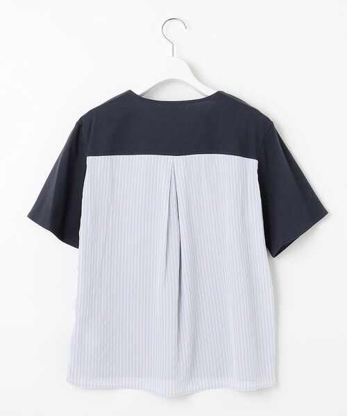 tシャツ 「WEB限定カラーあり・吸水速乾・イージーケア」ブロッキングジャージー カットソー レディース tシャツ 「WEB限定カラーあり・吸水速乾・イージーケア