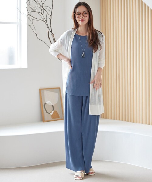 Tiaclasse セットアップ 「2点セット」クリスタルプリーツセットアップ