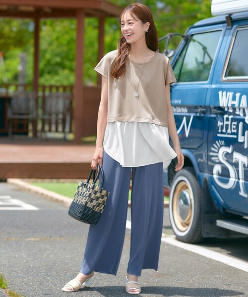 W　気功セット Tiaclasse セットアップ 「2点セット」クリスタルプリーツセットアップ