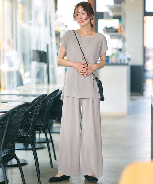 Katie セットアップ KsG セットアップ クロップドダブルジップダメージセットアップ