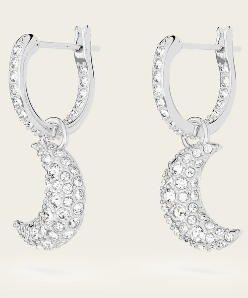 Swarovski Sublima ドロップピアスホワイト SWAROVSKI ピアス 「公式」「スワロフスキー」Sublima ドロップ
