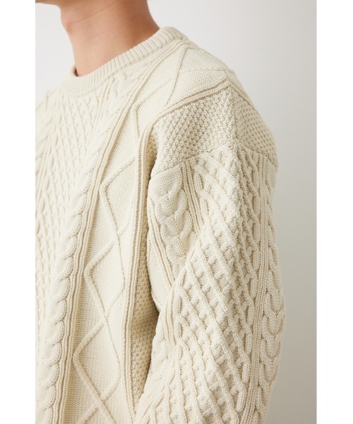 RODEO CROWNS WIDE BOWL セーター ニット A-LIGHT KNIT ケーブル