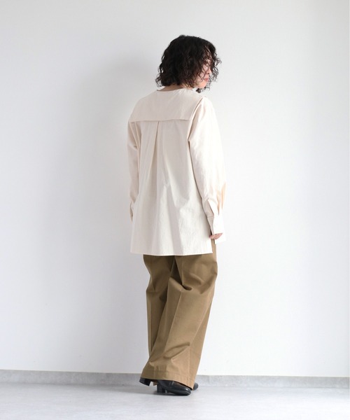 CHONO ビッグスリーブブラウス CHONO ビッグスリーブブラウス ピンタックスリーブブラウス | 小柄・低