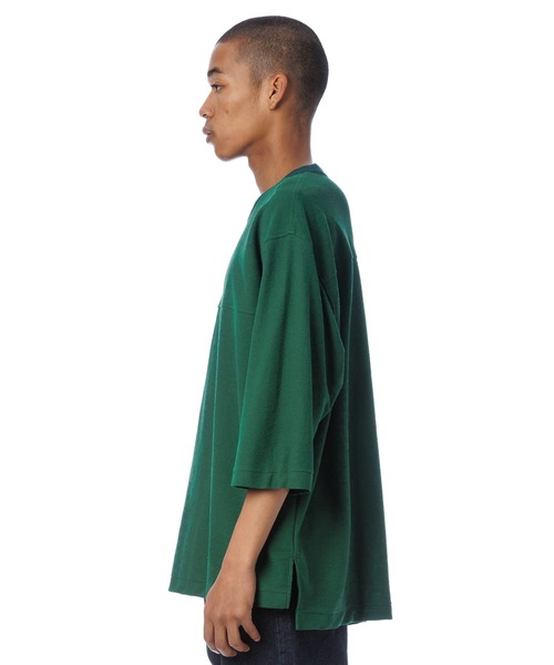 Sandinista tシャツ Block Inlay Football 3-Q-S Tee / ブロック