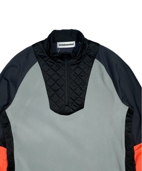 tシャツ Wavequilt+Microfleece Halfzip Top メンズの画像