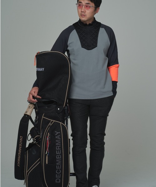 tシャツ Wavequilt+Microfleece Halfzip Top メンズの画像