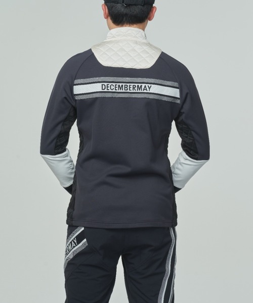 tシャツ Wavequilt+Microfleece Halfzip Top メンズの画像