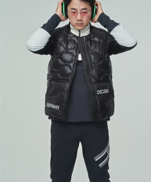 tシャツ Wavequilt+Microfleece Halfzip Top メンズの画像
