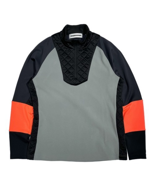 tシャツ Wavequilt+Microfleece Halfzip Top メンズの画像