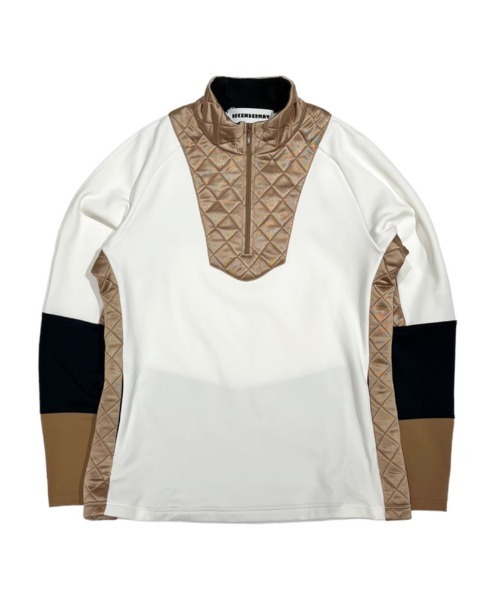 tシャツ Wavequilt+Microfleece Halfzip Top メンズの画像