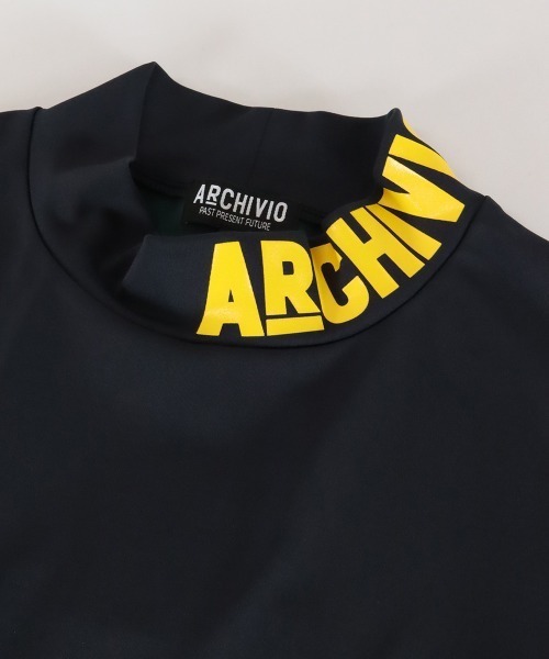 archivio（アルチビオ） tシャツ 「MENS」異素材コンビハイネックプル