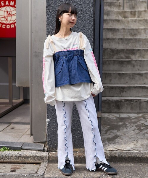 FREAK'S STORE（フリークスストア） キャミソール ミリタリー ペプラム