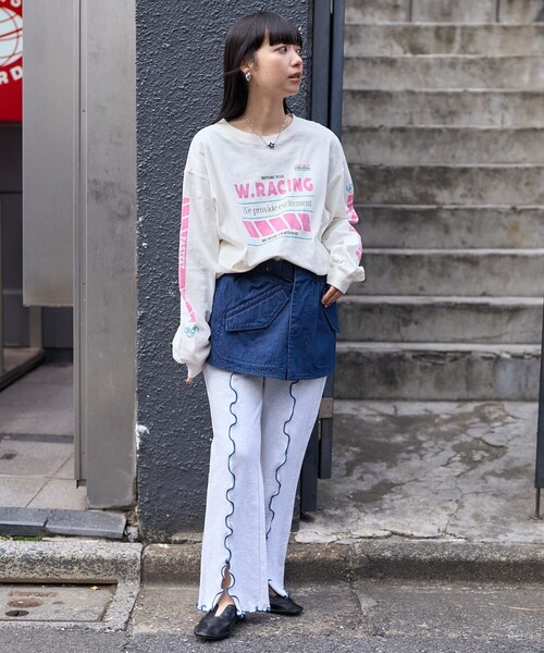 Arpege story ペプラムビスチェ Mサイズ ブラック ペプラムデニムビスチェ(F BLACK): TOPS