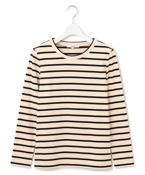 tシャツ 「SLOW/一部店舗限定」ミドルフライスジャージー 長袖カットソー レディース 23区 tシャツ 「SLOW/一部店舗限定」ミドルフライスジャージー